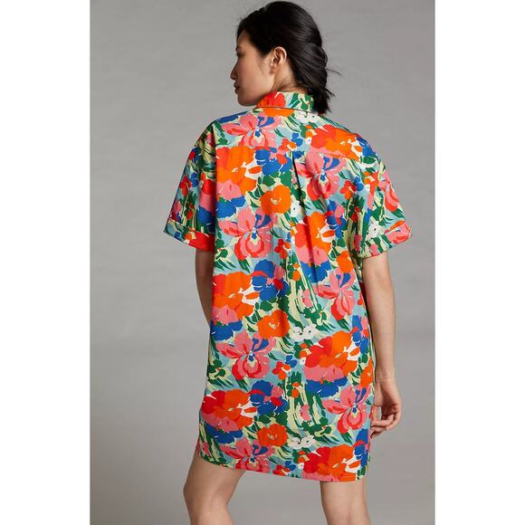 Anthropologie Porridge Mini Shirtdress - New Small - Picture 3 of 4